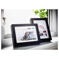 ราคา IKEA RIBBA อิเกีย ริบบ้า กรอบรูป, ดำ13x18 ซม. (11210796956)