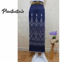 ราคา ผ้ามัดหมี่ฝ้ายย้อมคราม ผ้าฝ้ายทอลายเนื้อนุ่ม ขนาด2หลา (22244087026)