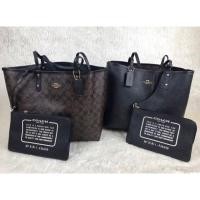 ราคา กระเป๋า Coach ทรง tote กลับด้านได้ตามรูปเลยค่ะ ของแท้100% (3816172801)