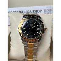 ราคา Tag Heuer Aquaracer 300m Two tone Black dial Ref WAF1123 (26650532327)