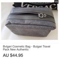 ราคา กระเป๋า bvlgari กระเป๋าเครื่องสำอาง แท้ สภาพใหม่ค่ะ (1815922627)