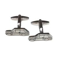 ราคา คัฟลิงค์ Cufflink กระดุมข้อมือลายรถโบราณสีเงินงานสแตนเลสเกรดส่งออกคุณภาพพรีเมียม (9001001367)