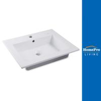 ราคา [สินค้าไม่รวมติดตั้ง] NASCO อ่างล้างหน้าฝังบน NL-007-WA สีขาว (18787905385)