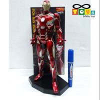 ราคา Iron Man Mark 45 (ไอรอนแมน) Collectible Action Figure Iron Man MK45 Marvel Avengers Model Toy CrazyToys Scale 1:6 (3703890855)