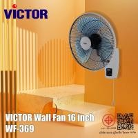 ราคา ShopKB VICTOR พัดลมติดผนัง ขนาด 16 นิ้ว รุ่น WF-369 สีขาว ยืนหนึ่งในไทย (25326141279)