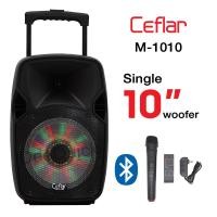 ราคา Ceflar ลำโพงขยายเสียงเคลื่อนที่ ขนาด 10 นิ้ว รุ่น M-1010 (1890726429)