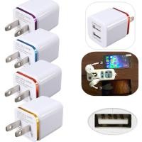 ราคา Dual USB 2.1A/1A Home Wall Power ที่ชาร์จ Adapter For iphone Samsung ipod S3 S4 (1264016884)
