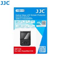 ราคา JJC ฟิล์มกันรอย Canon V10 ฟิล์มกระจกนิรภัยกันรอยหน้าจอกล้อง HD บางเฉียบ Cannon PowerShot V10 (19181466576)