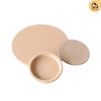 ราคา Dotsheep จานรองแก้ว ที่รองแก้ว จานรองหม้อ ที่รองหม้อ ไม้ก๊อก ทรงกลม วางหม้อ ของร้อน ไม้ Cork (คอร์ก) (20592896979)