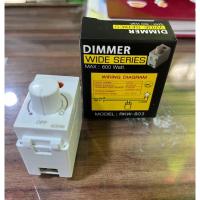 ราคา สวิทช์หรี่ไฟฟ้า อุปกรณ์หรี่แสง กำลังไฟฟ้าสูงสุด 600Wดิมเมอร์ รุ่นใหม่ RKW-803 (27378847959)