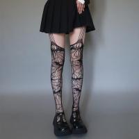 ราคา Gothic Spider Web Long Stockings Female Fishnet Socks Harajuku Bat Sling Sheer Pantyhose Tight Women for Dress Medias De Mujer (16138355802)