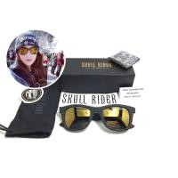 ราคา แว่นกันแดด SKULL RIDER รุ่น Rubber Stripe Gold <Skull-39> แท้ 100% (995948251)