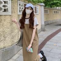 ราคา พร้อมส่งเสื้อยืดแขนสั้นลายทาง+เอี๊ยมกระโปรง ชุดหมี ชุดเอี๊ยม เอี้ยมขายาว เอี๊ยมกางเกง เอี๊ยมกระโปรง ชุดคลุมท้อง (20311250549)