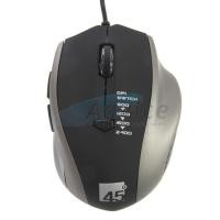 ราคา 45 DEGREE เมาส์ USB Optical Mouse (F-52) Gray/Black ของแท้ (152799089)