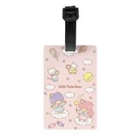 ราคา Sanrio Little Twin Stars PVC กระเป๋าเดินทางแท็ก 5.4*8.5 ซม.Creative Personalization ที่อยู่ผู้ถืออุปกรณ์การเดินทางแท็กกระเป๋า (21089619334)