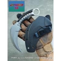 ราคา มีดคารัมบิต karambit Cross border gray ใบมีดสีเทา SD801 (24740375543)