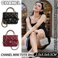 ราคา Chanel Mini Lambskin Handbag ชาแนลกระเป๋าสะพายไหล่/สายโซ่หนังแกะสำหรับผู้หญิง (29726971591)