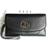 ราคา กระเป๋าสตางค์ ELLE ดำ 3 พับ มีหู ใหม่ แท้ (28900991471)