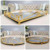 ราคา ถาดกระจกพิเศษ/ถาดกระจกสีทอง/ถาดแก้วหรูหรา/dulang Biskut Raya/ถาดนอร์ดิก (23969203142)