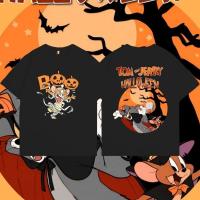 ราคา เก็บเงินปลายทาง เสื้อยืดเปล่าผู้ชาย แนวสตรีท เสื้อยืดฮาโลวีน cotton 100 ยืดเปล่า พิมพ์ลาย (27514151695)