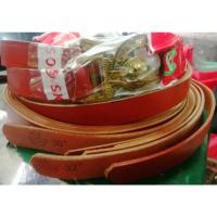 ราคา เข็มขัดลูกเสือหนังแท้สีน้ำตาลเส้นเล็กสายกว้าง2.5ซม (9276921164)