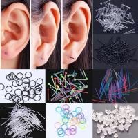 ราคา ถูกที่สุด ลายเยอะ10ชิ้น/ห่อ ก้านพลาสติก ต่างหูพลาสติก ต่างหูก้านพลาสติก ใส่กันรูหูตัน (22213554316)