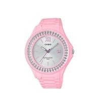 ราคา Casio Standard นาฬิกาข้อมือผู้หญิง สายเรซิน สีชมพู รุ่น LX-500H-4E4VDF (1675729928)