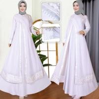 ราคา SWAROVSKI ใหม่ ABAYA TURKEY เสื้อแจ็กเก็ต ปักลายกางเขน สีขาว หรูหรา (15996656377)