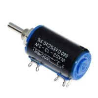 ราคา VR 10 รอบ VR ปรับละเอียด WXD3-13 2W 10k/470k ohm WXD3-13-2W Wirewound Multi-Turn Potentiometer (12552558120)