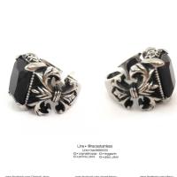 ราคา แหวน Chrome hearts โครมฮาท นิลดำ สแตนเลสแท้ (7377890236)