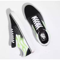 ราคา VANS OLD SKOOL FLAME GREEN TRUE WHITE SNEAKERS (17032375166)