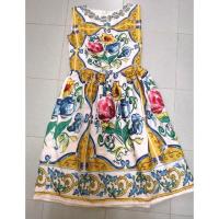 ราคา เดรสแขนกุด พิมพ์ลายD&G (1235489895)