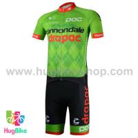 ราคา ชุดจักรยานแขนสั้นทีม Cannondale 17 (01) สีเขียวลายส้ม (10900352229)