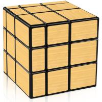 ราคา รูบิค แปลกๆ รูบิค 3x3 รูบิค ของแท้ อย่างดี rubik 3x3 Qiyi Mirror Cube 3x3 Gold 3x3x3 Magic Cube rubix cube SharkRubik (8061655335)