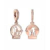 ราคา (มือสอง สภาพดีมาก) พร้อมส่ง‼️ Pandora ของแท้ ติ้งดิสนีย์ Disney Pandora Charm Walt Disney and Mickey - Rose Gold (28330907305)