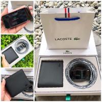 ราคา Set Lacoste‼️ กระเป๋าสตางค์+เข็มขัด Lacoste พร้อมกล่อง (4133379084)