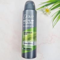 ราคา [Dove®] Men+Care Elements Spray, Minerales + Salvia 150 ml โดฟ สเปรย์ ระงับกลิ่นกาย สำหรับผู้ชาย (19438856626)