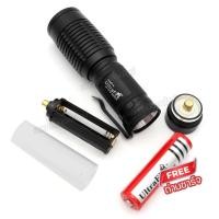 ราคา ไฟฉาย UltraFire XML-T6 28000Lumens 22000W ไฟฉายแรงสูง ปรับไฟ 5โหมด ฟรีถ่านชาร์จ อุปกรณ์ครบ ของแท้ พร้อมส่ง (26262009095)