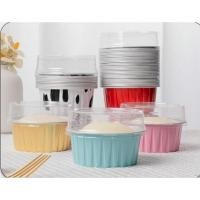 ราคา ถ้วยฟอยล์อบขนม ถ้วยฟอยล์อลูมิเนียมหนา ถ้วยอบเค้ก125ml (11829249619)
