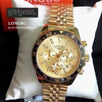 ราคา LONGBO รุ่น L-80743Gนาฬิกาข้อมือผู้ชายลำลอง/แฟชั่นระบบควอทซ์บอกวันที่/เวลากันน้ำ100พร้อมกล่อง (17257336497)