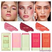 ราคา Elegantบลัชออน กันน้ํา ให้ความชุ่มชื้น เนื้อครีม สีชมพู สีแดง สีส้ม (28913424548)