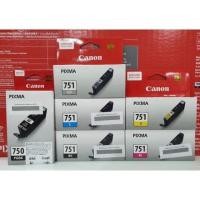 ราคา หมึกแท้ PG-750 PGBK CANON CLI-751 BK C M Y ของแท้100% แบบมีกล่อง (7209187624)