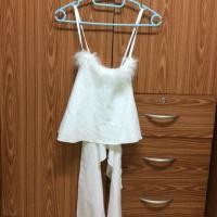 ราคา เสื้อสายเดี่ยวขนนกฟรุ้งฟริ้ง (ใส่ครั้งเดียว) (678004211)