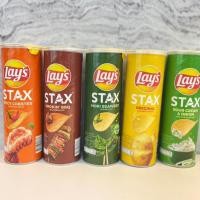 ราคา Lay's STAX เลย์ สแตคส์ มันฝรั่งทอดกรอบ แบบกระป๋อง ปริมาณสุทธฺิ 100 กรัม (28579546845)