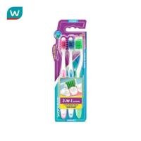 ราคา Watsons วัตสัน แปรงสีฟันขนนุ่ม แพ็ค 3ด้าม (10632663935)