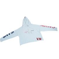 ราคา *พร้อมส่ง* แท้% เสื้อแขนยาวฮู้ดทรงครอป (ผู้หญิง) Calvin Klein ไซส์ XL อก50 (12553044136)