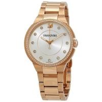 ราคา SWAROVSKI WATCH 5181642 Quartz Crystal SILVER DIAL CITY ROSE GOLD 38MM (9816477611)