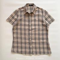ราคา BUR.BERRY Shirt Shortsleeved เสื้อเชิ้ตแขนสั้นมือสอง✔️ (27807379576)
