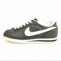 ราคา รองเท้าผ้าใบหนังพื้นฐาน Cortez 24.5cm สีดําสีขาว ส่งตรงจากญี่ปุ่น มือสอง (27105102215)