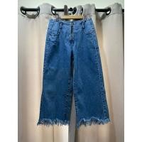 ราคา กางเกงยีนส์เอวสูง ขาบาน 5 ส่วน ZARA (26802723072)